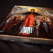 Подарочная икона "Покров Богоматери" — фотография 5