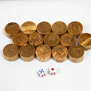 Нарды из карельской берёзы — оригинальный подарок — фотография 3