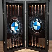 Нарды под стеклом «BMW X5» — красивый подарок — фотография 9