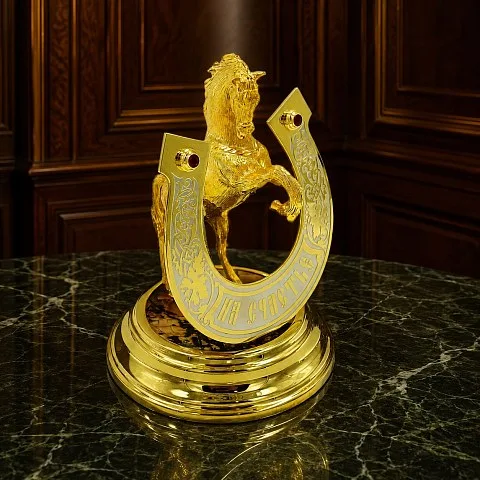 На память: Подкова "На счастье" Яшма. Златоуст