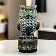 Скульптура «Филин» из кальцита, 130×140×255 мм — необычный подарок — фотография 1