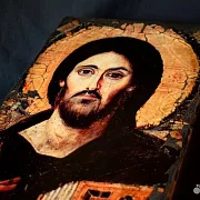 Подарочная икона деревянная " Спас Синайский" — фотография 7