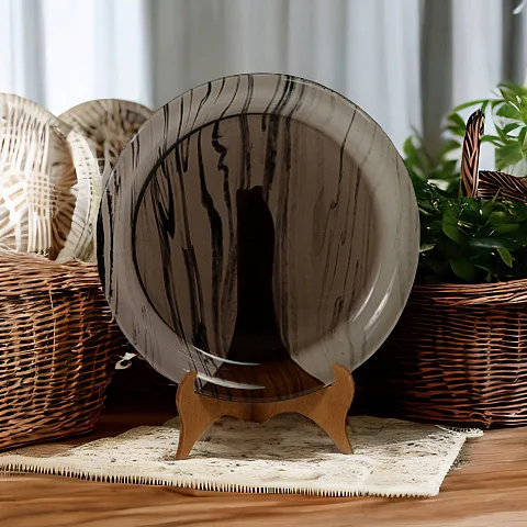 На память: Сувенирная тарелка из обсидиана